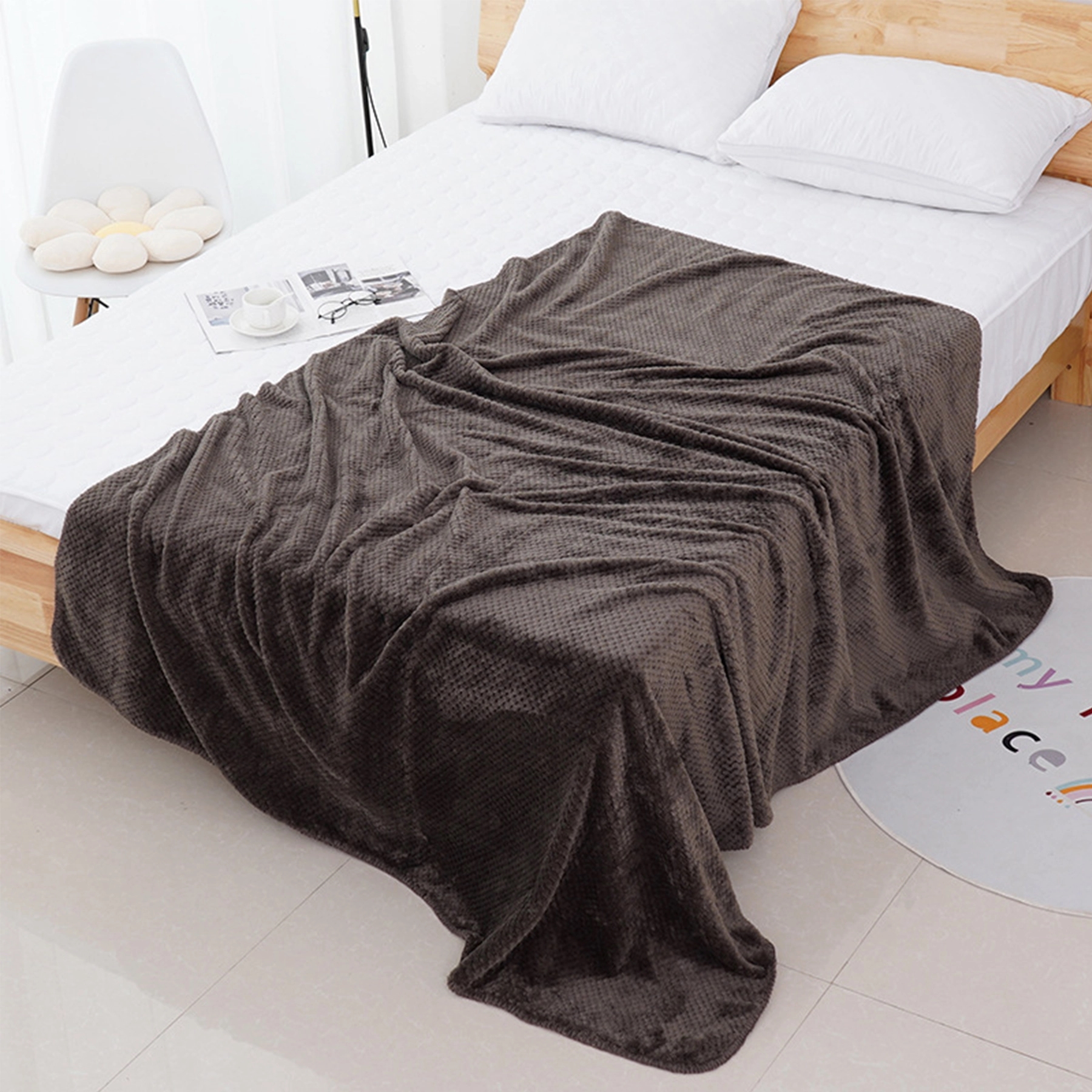 Blanket for Sofa Couch Soft Flannel Fleece 10