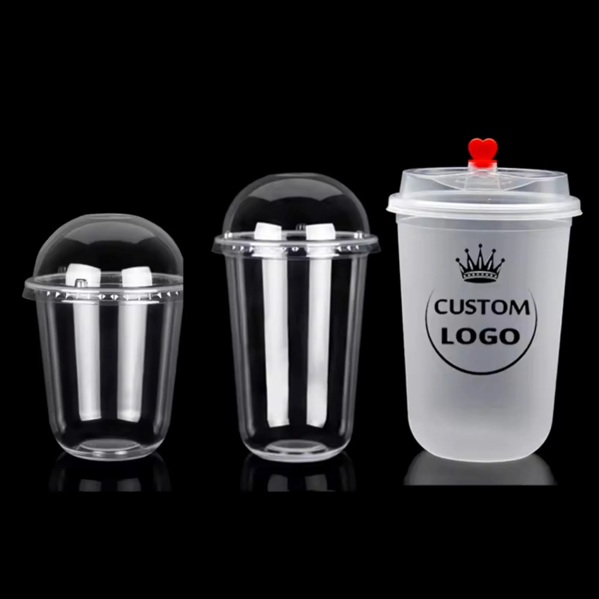 Boba Milk Tea Cups With Lid 2