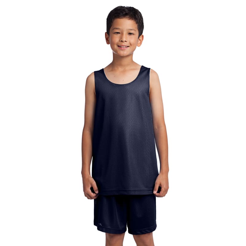 Sport-Tek Youth PosiCharge Classic Mesh Reversible Tank. 5