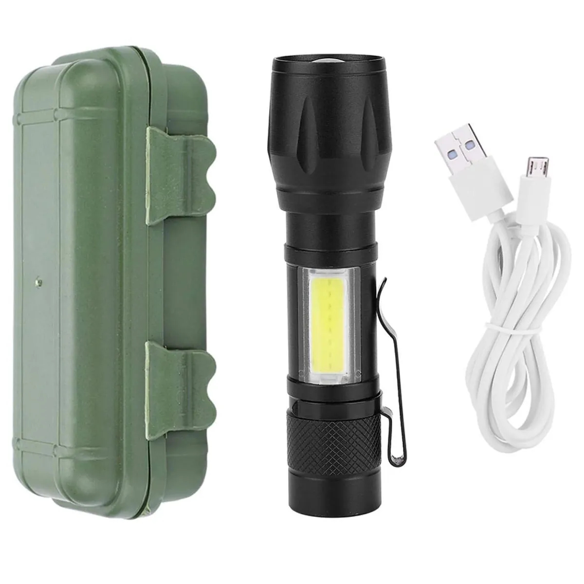 High Lumen LED Handheld Light Portable Tactical Flashlight 3