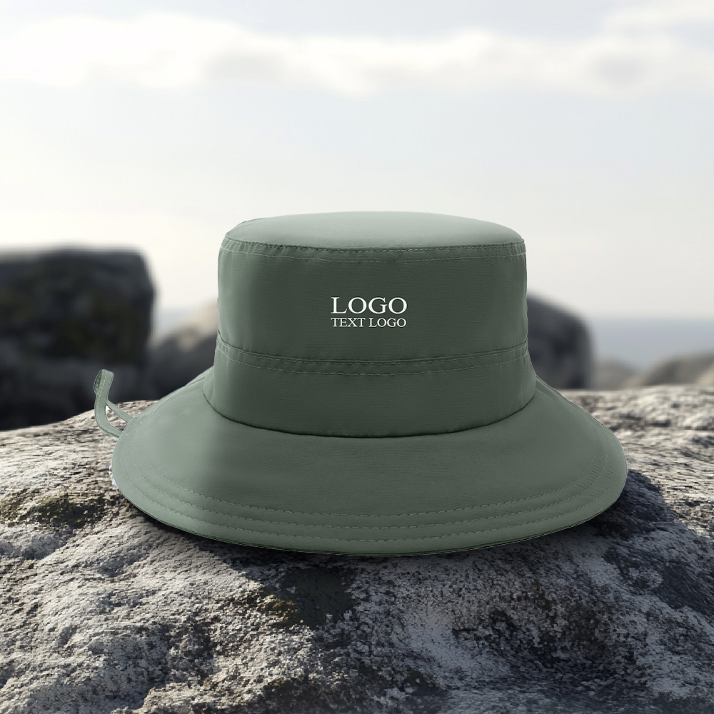 Foldable Breathable Custom Logo Bucket Hat