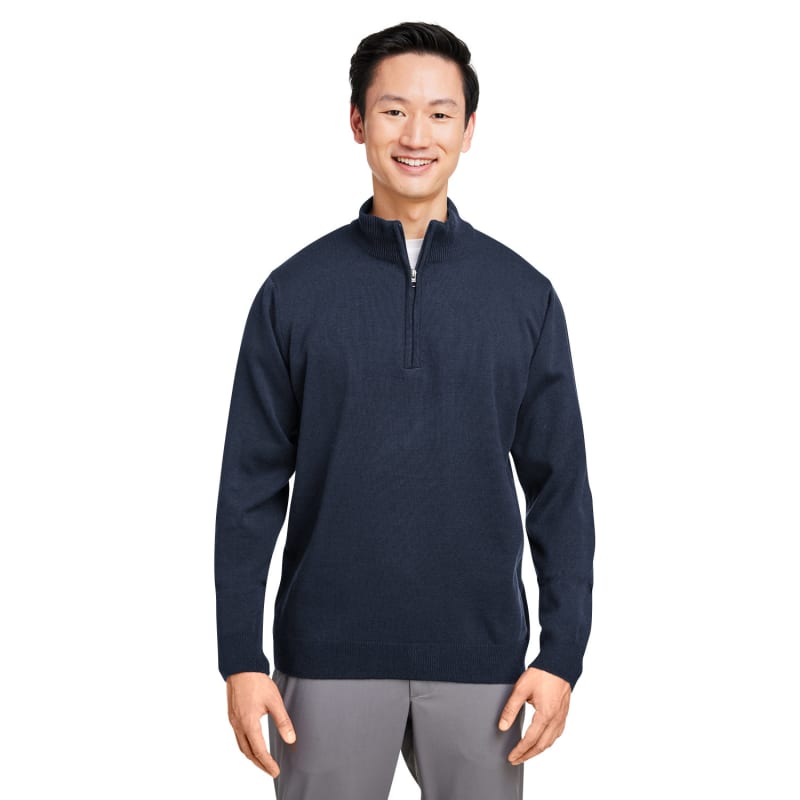 Harriton Unisex Pilbloc™ Quarter-Zip Sweater 1