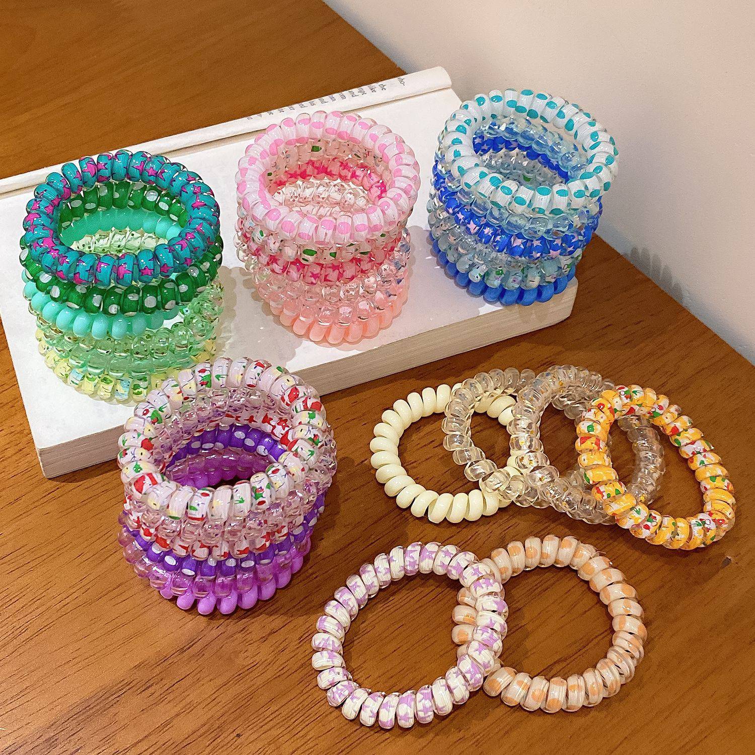 Candy Colored High-End Hair Tie Rubber Band 6