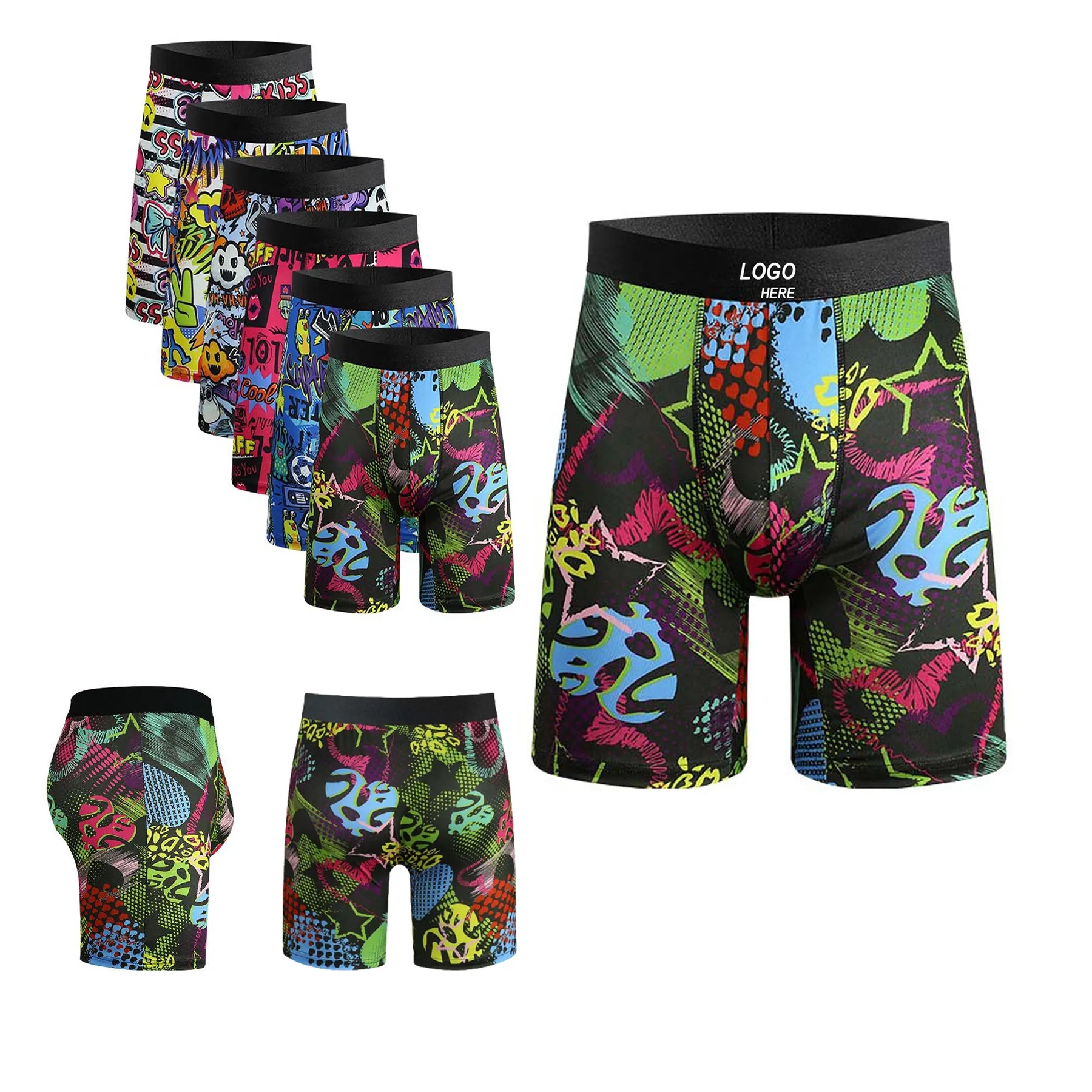 Men's Print Boxers Briefs 5