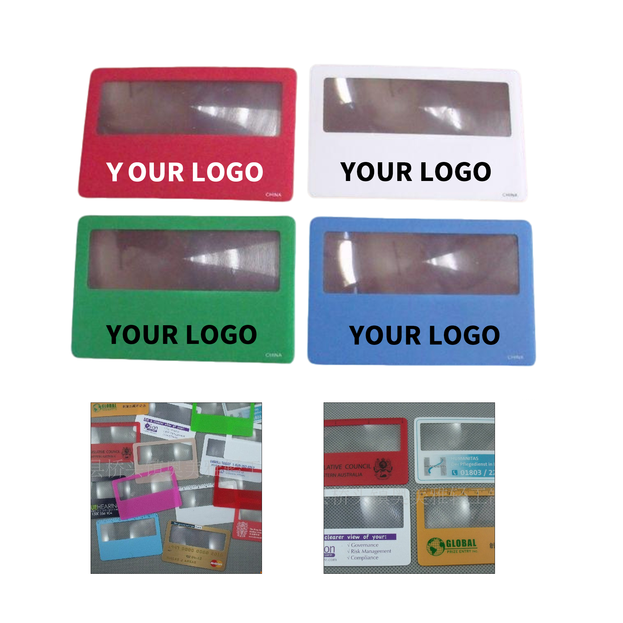 Polyvinyl Chloride Wallet Magnifying Card 7