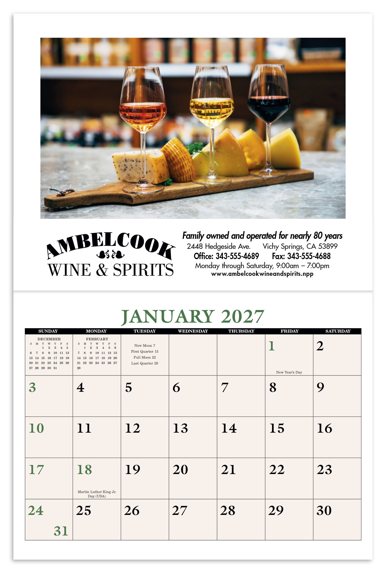 Triumph® Calendars Home Recipe Calendar 59