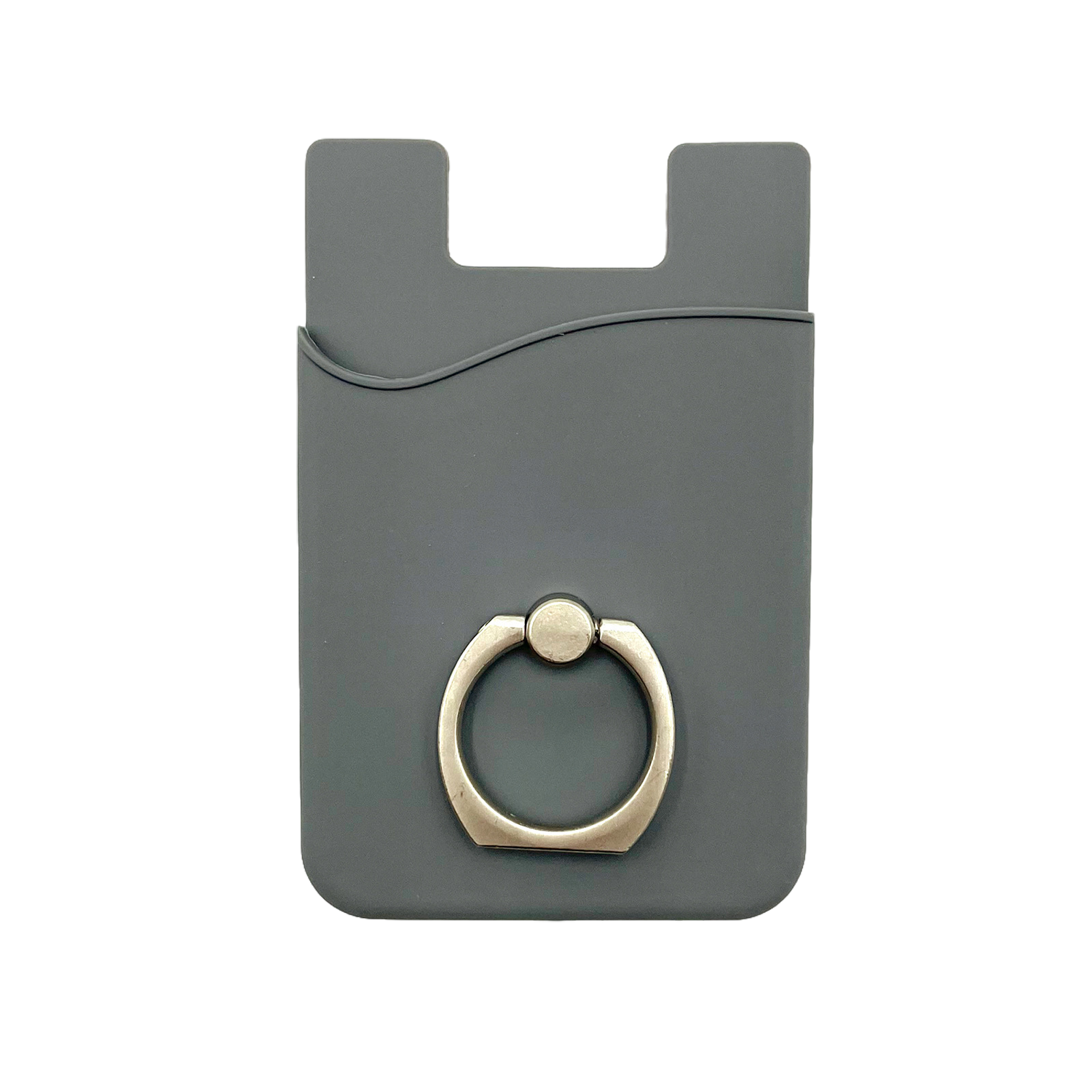 Silicone Card Holder with 360° Rotating Metal Ring 4