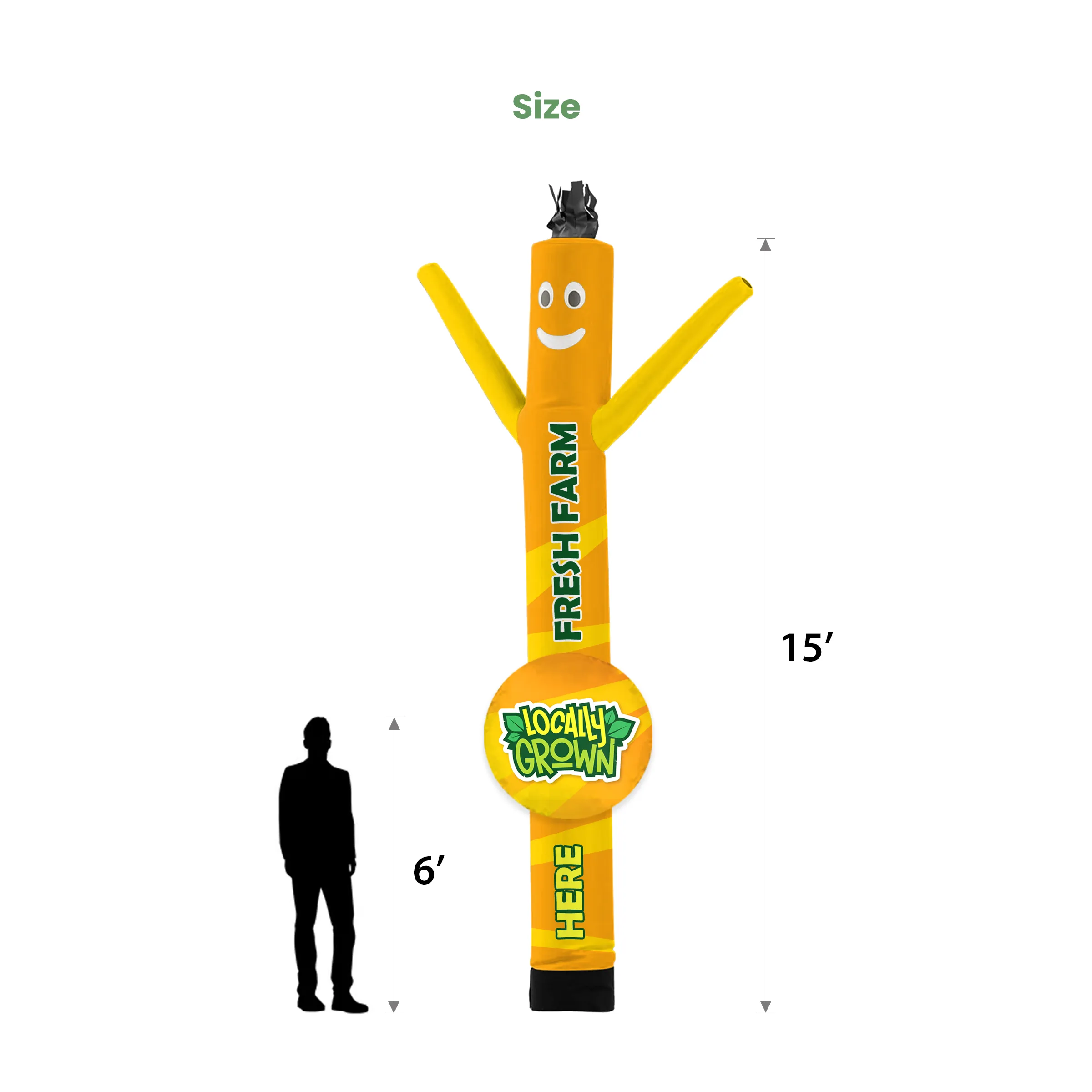 15' Air Dancer Logo Person - 1 Leg 4