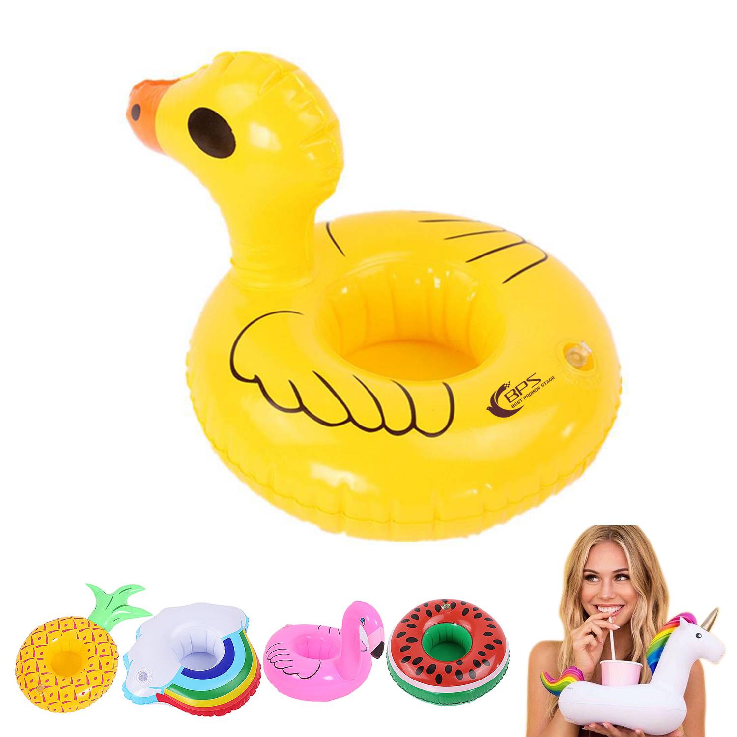 Inflatable Beach Cup Holder 2