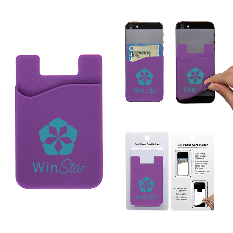 Cell Phone Card Holder w/Packaging 7