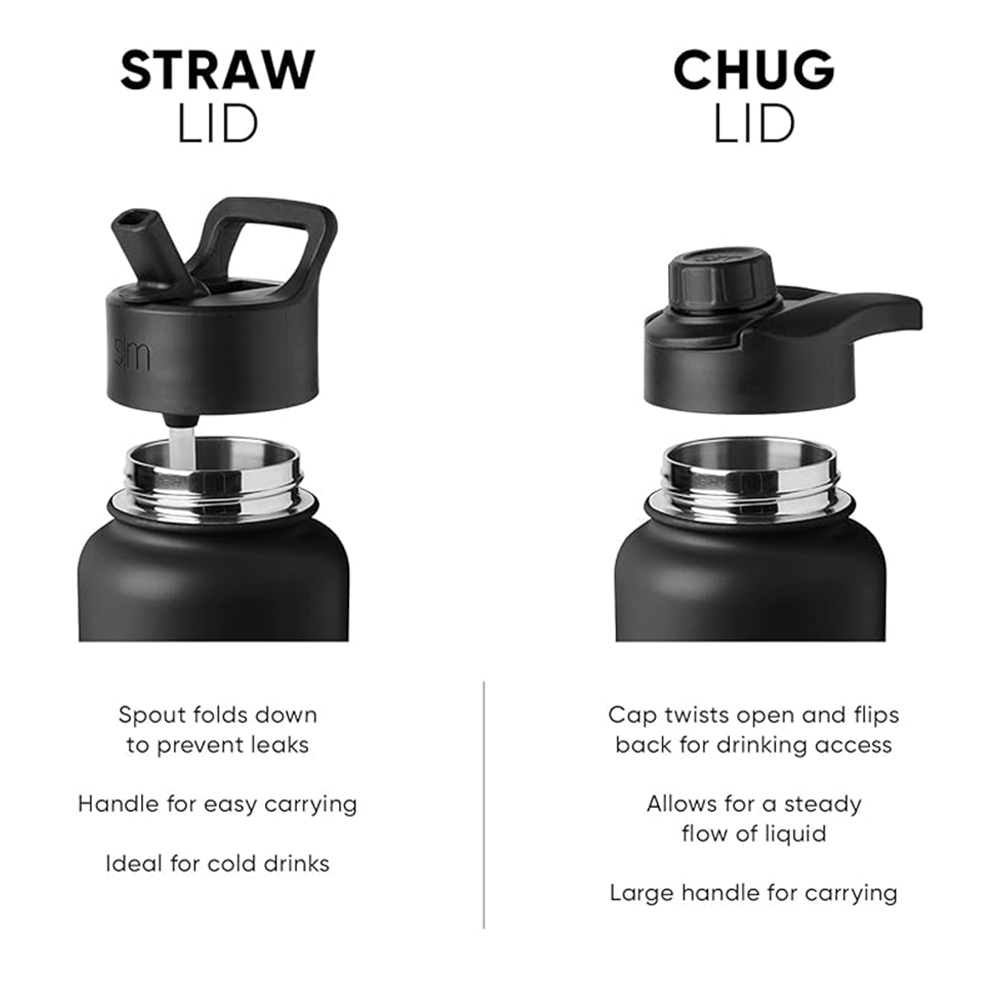 Simple Modern Summit Water Bottle 32oz Straw Lid 13