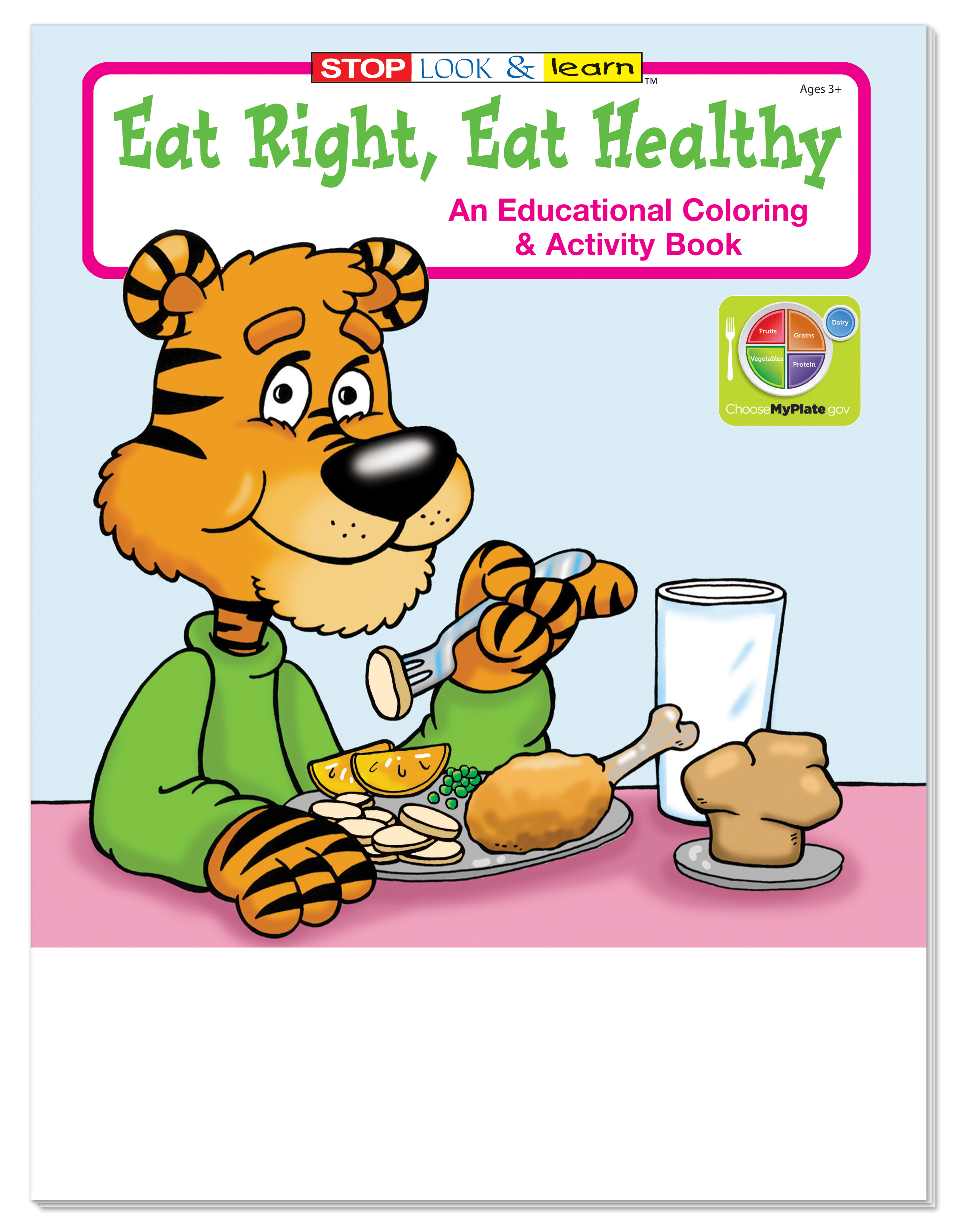 Coloring Book: Eat Right, Eat Healthy 1