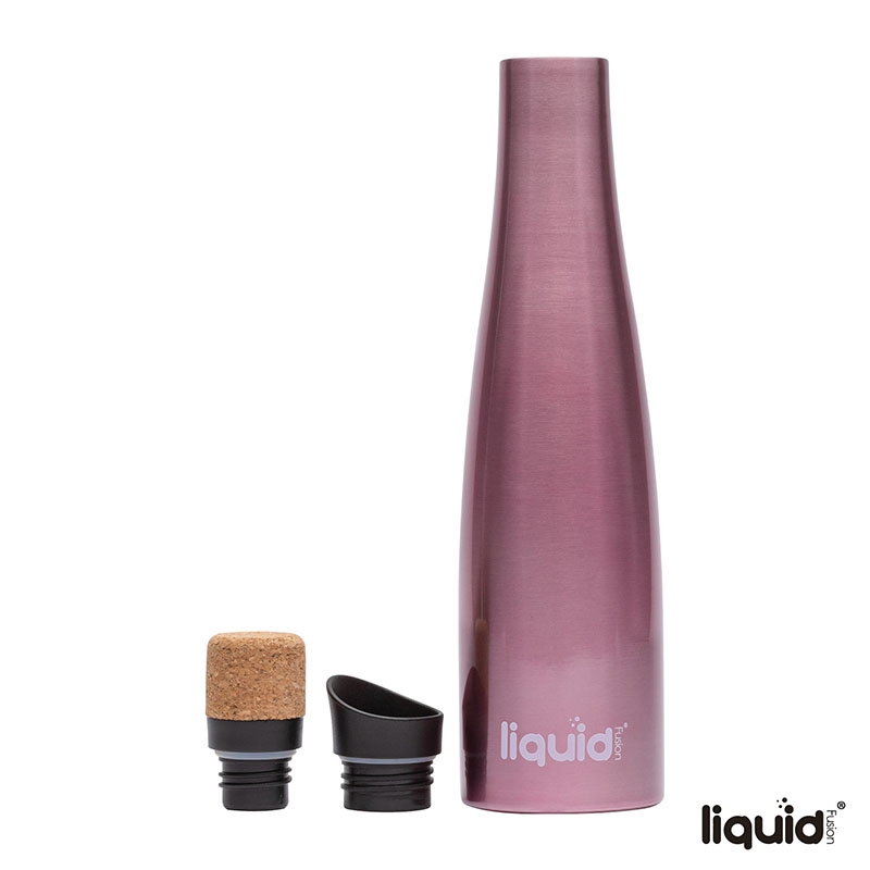 Liquid Fusion®  25 oz. Vacuum Insulated Steel Wine Carafe / Bottle 16
