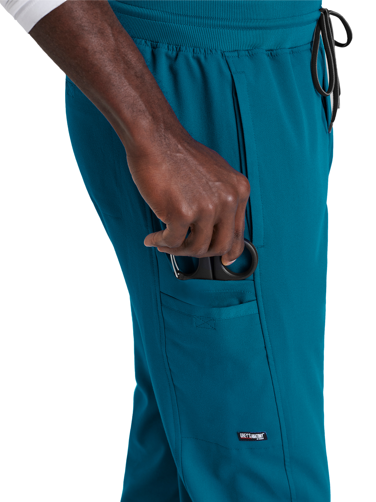 Grey's Anatomy Spandex Stretch - Men's Six-Pocket Straight leg Hudson Scrub Pant 27