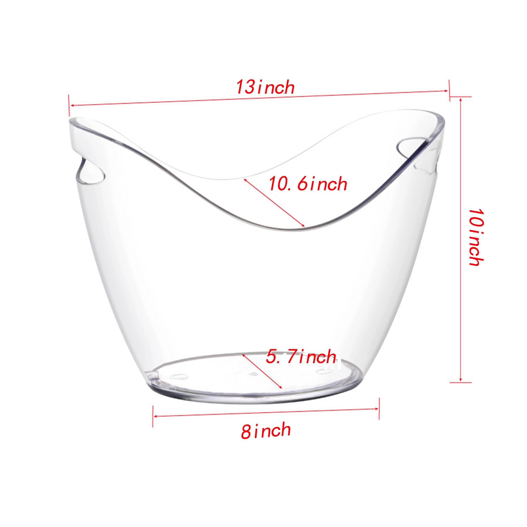 8 liters Wine Beer Ice Bucket MOQ 10 PCS 4