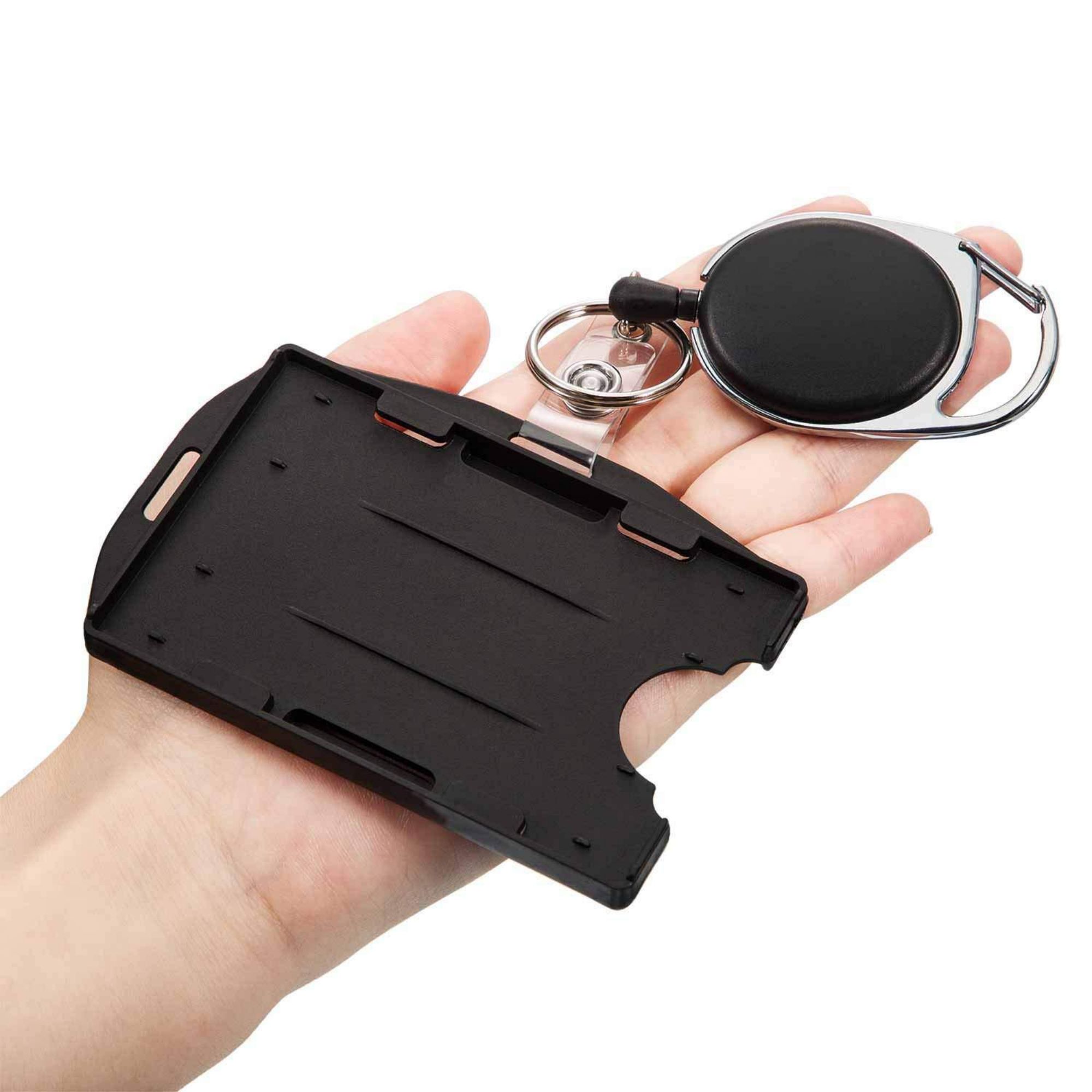 Plastic 2 Cards Badge Holder 4