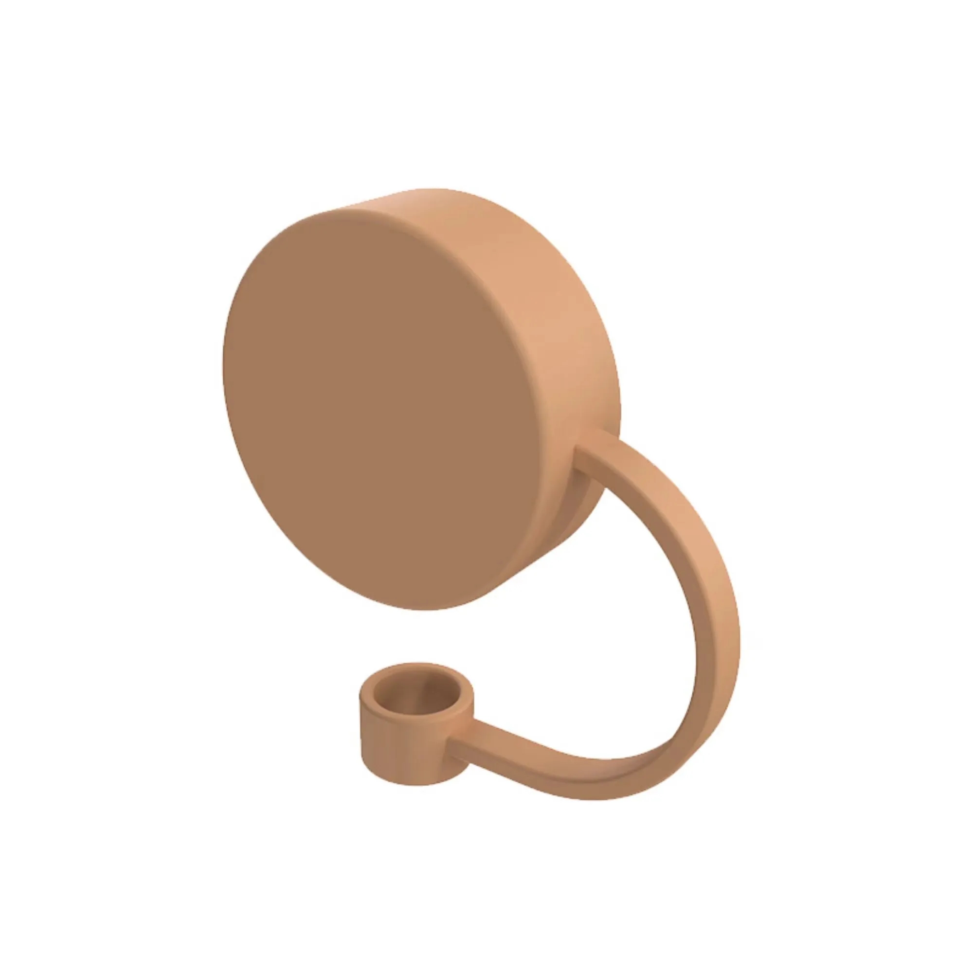 Round Silicone Dustproof Straw Cap 10