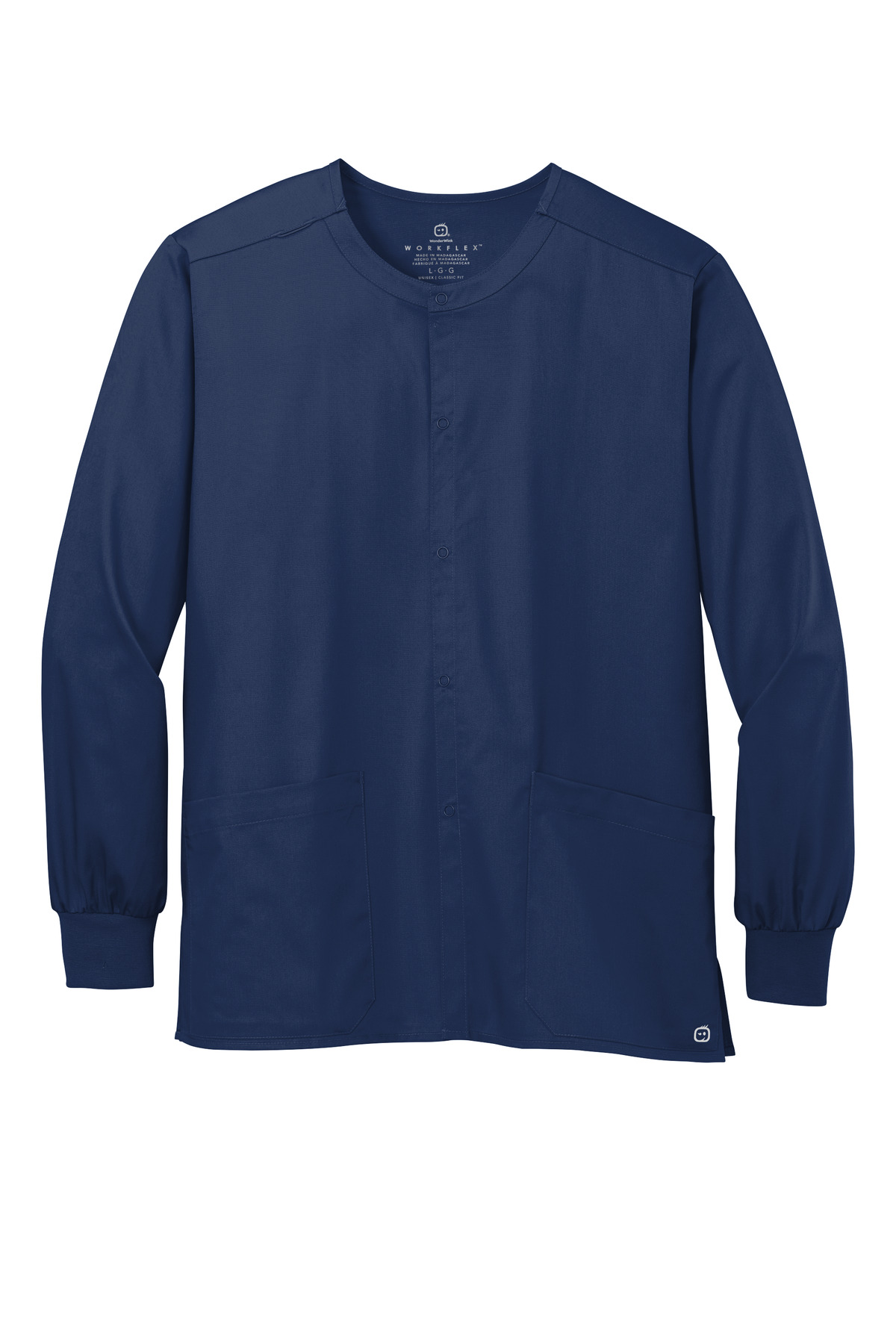 Wink® Unisex WorkFlex Snap-Front Scrub Jacket 1