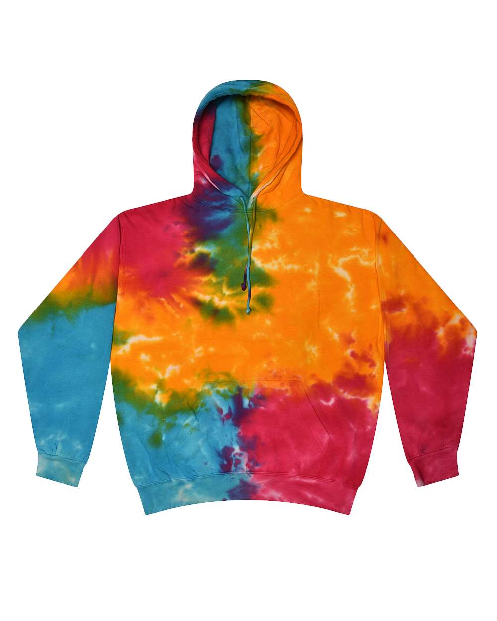 Youth Tie-Dyed Hooded Sweatshirt - 8777Y 33