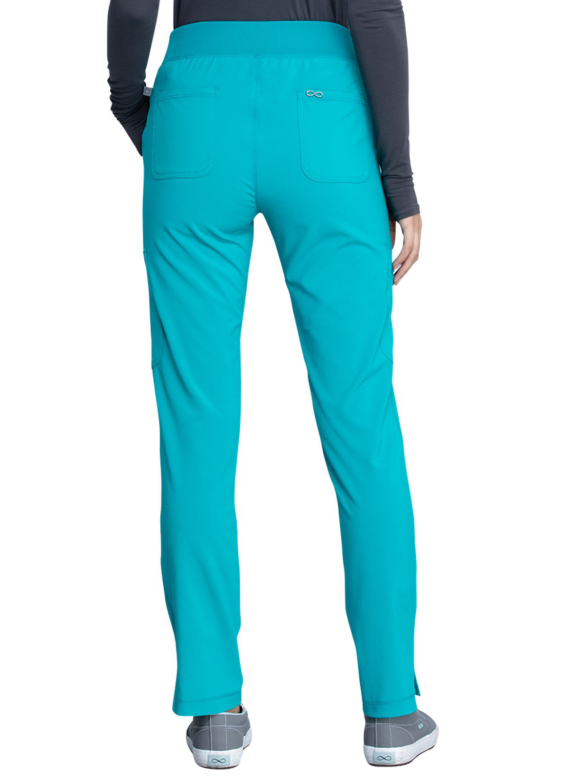 Infinity - Women's 6- Pocket Mid Rise Tapered Leg Pant 2