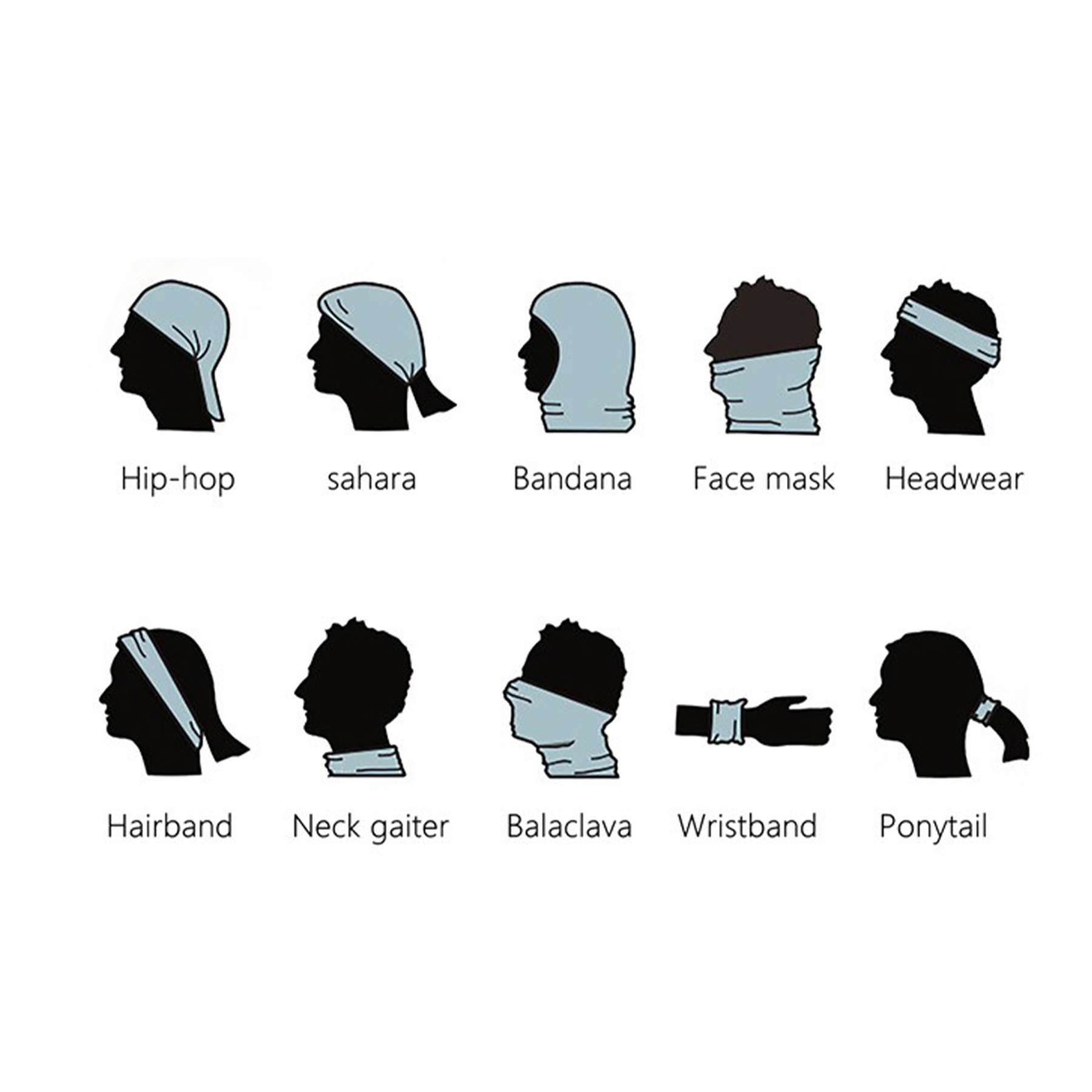 Sublimated Reusable Neck Gaiter (Machine Washable) 1