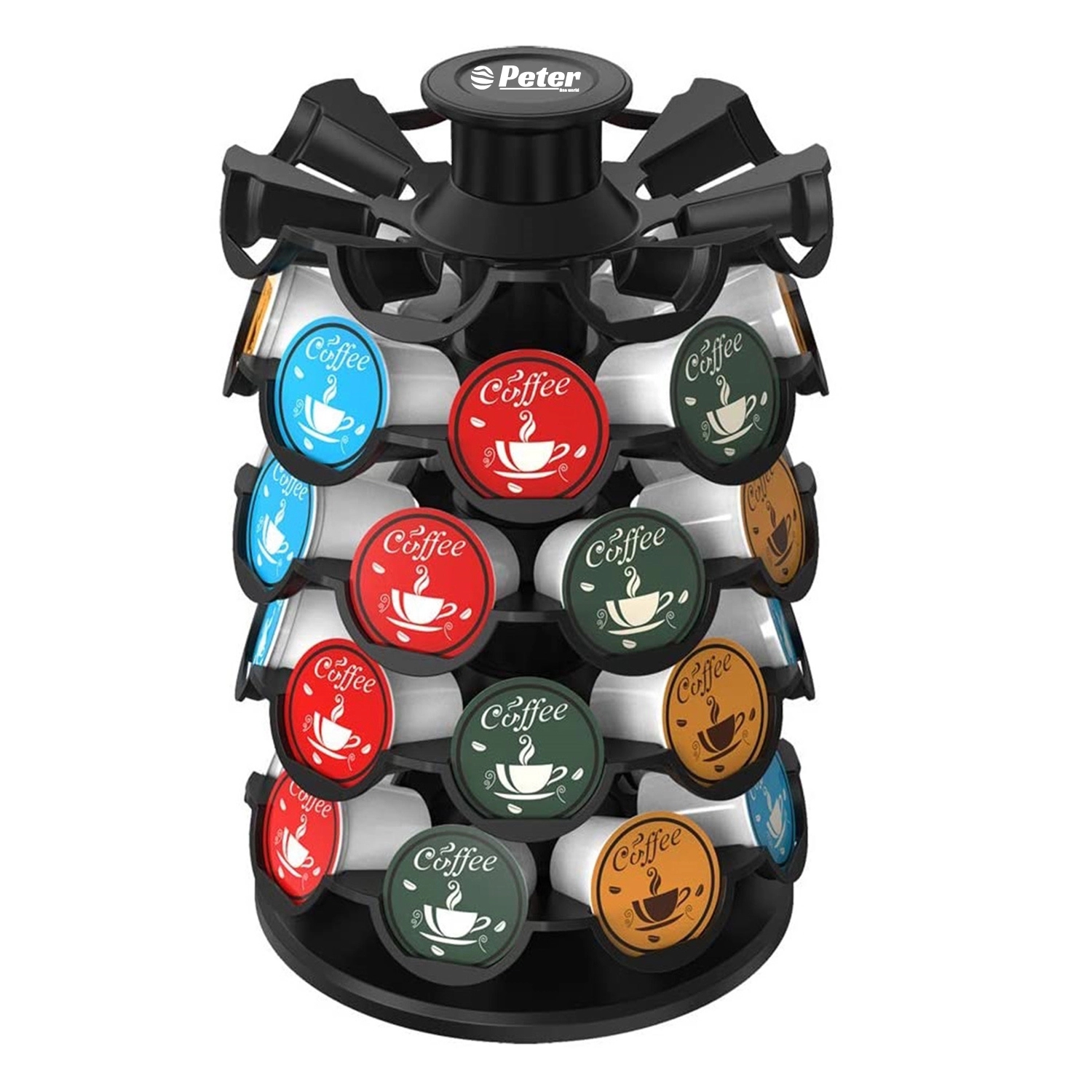 40 K-Cup Coffee Pod Carousel Holder 3