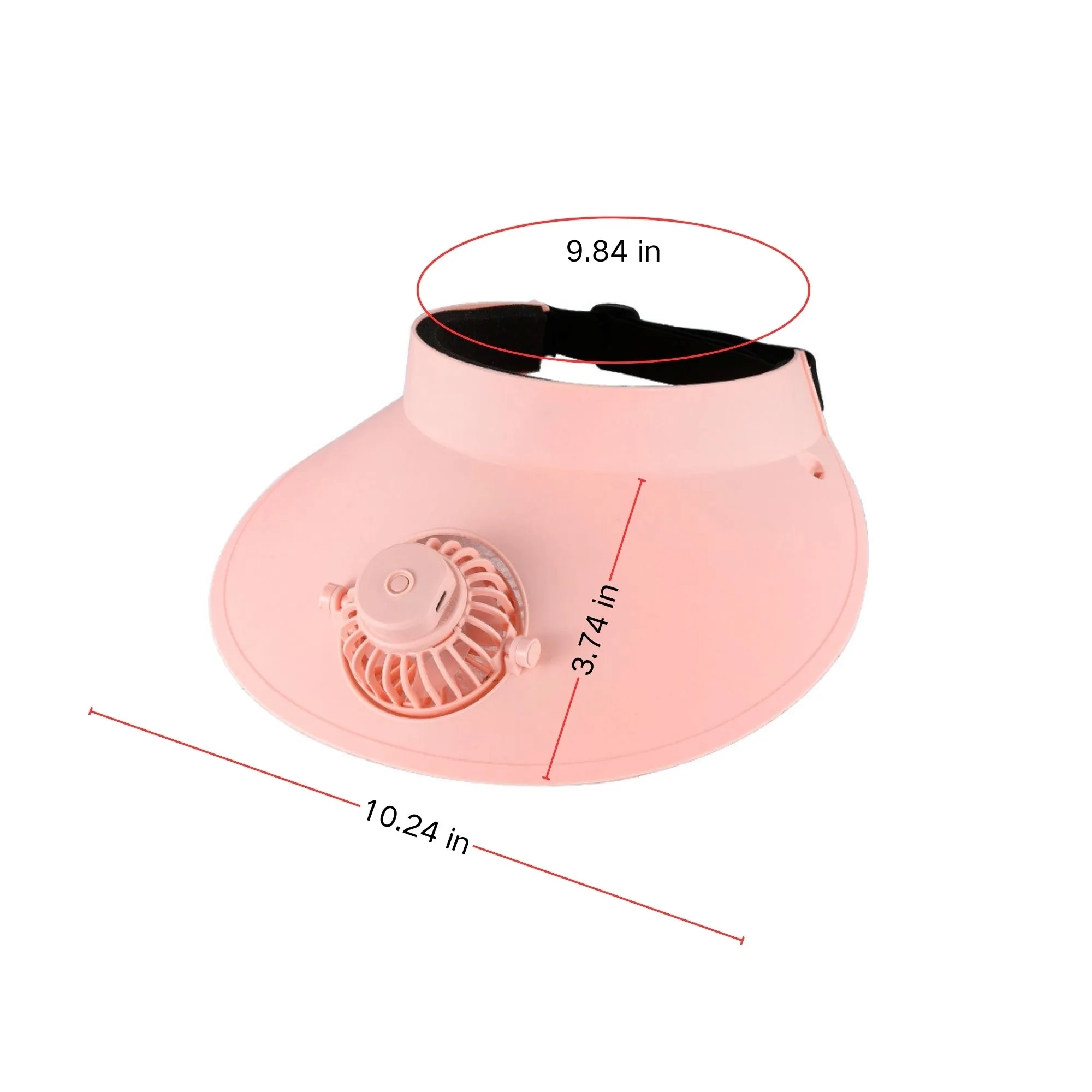 Summer Sun Protection Hat With Fan And Brim 2