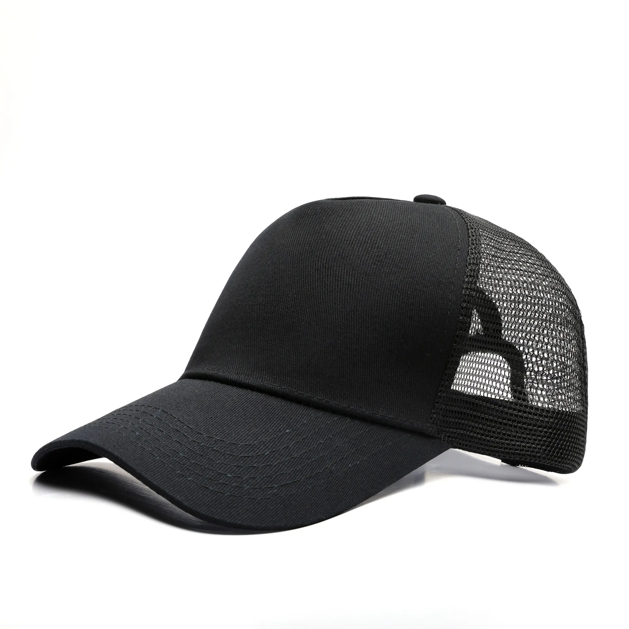 5 Panel Mesh Back Cotton Baseball Cap 3