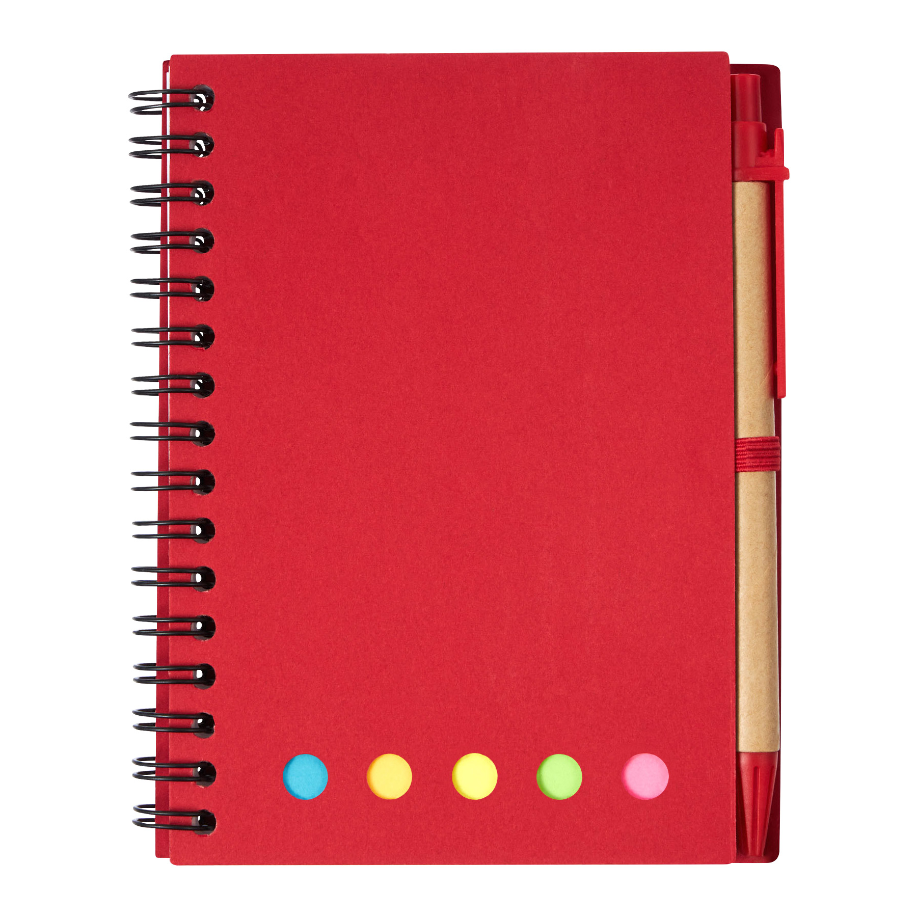 Spiral Notebook With Pen And sticky Notes 5
