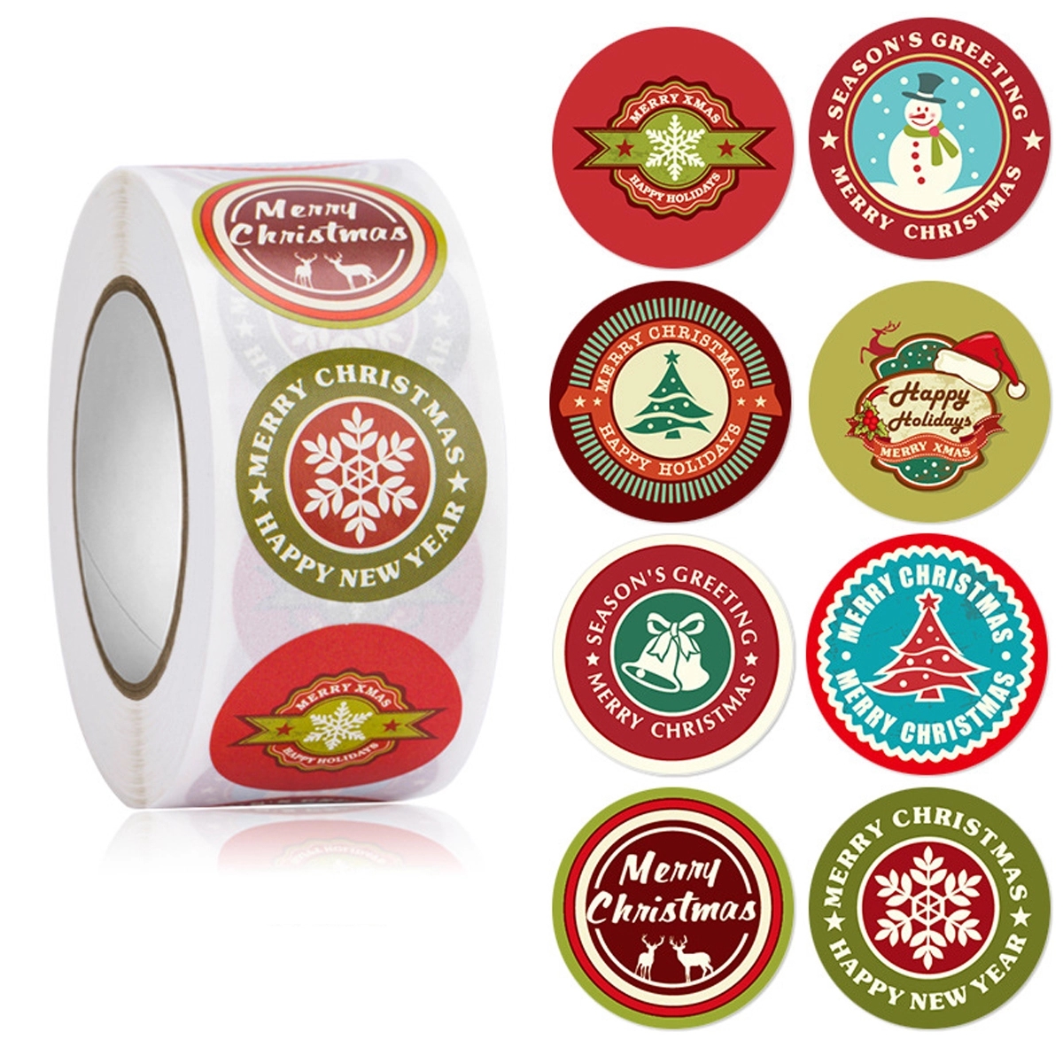 Ornament Stickers Roll for Party Supply 5
