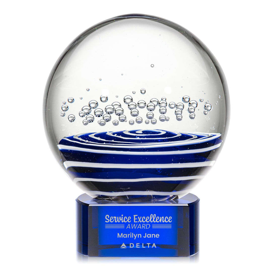 Tranquility Award on Paragon Base - Blue 5