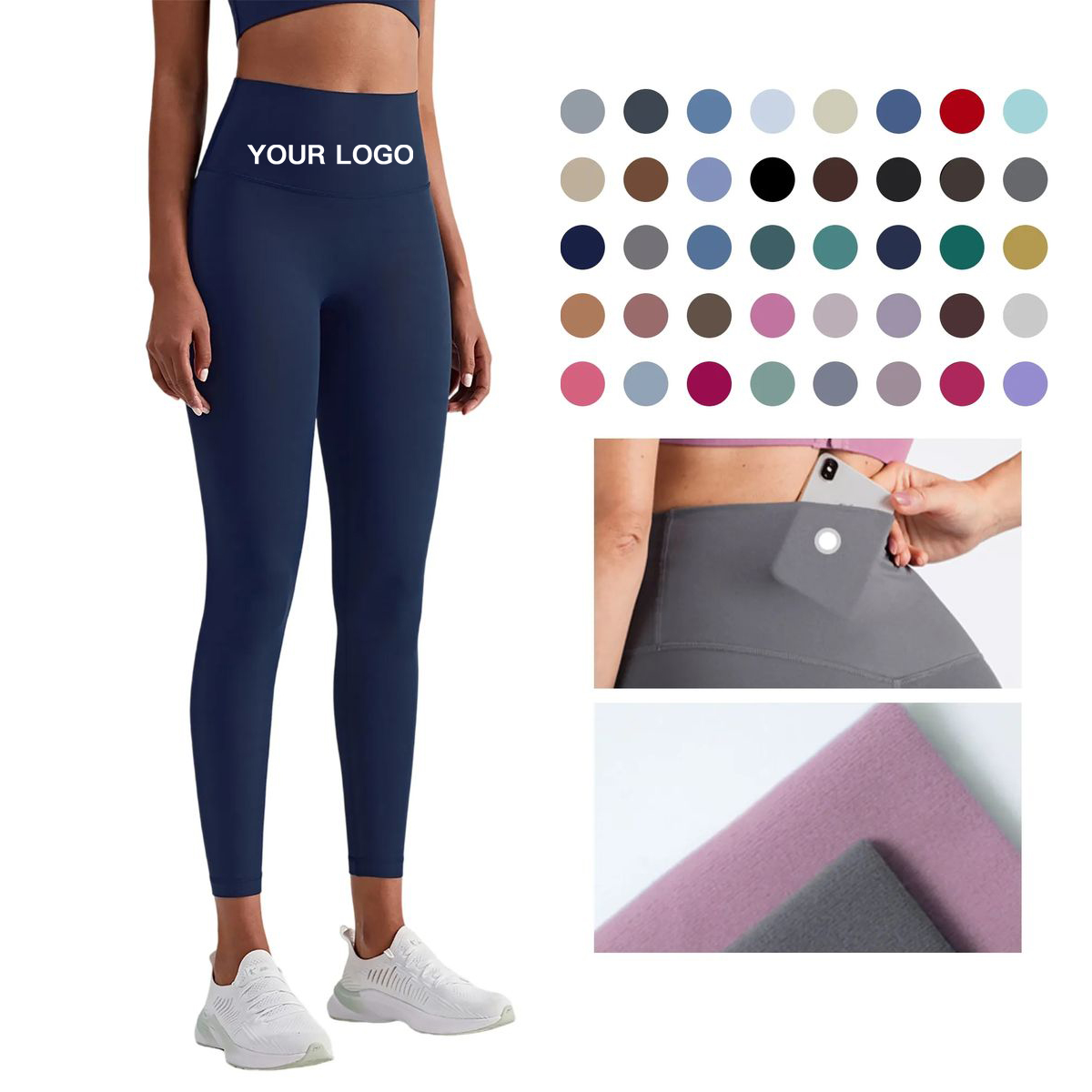 Moisture Wicking Workout Tights for Women 4