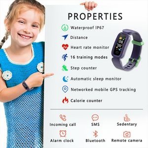 Children'S Alarm Clock Monitor Bracelet Smart Watch 2