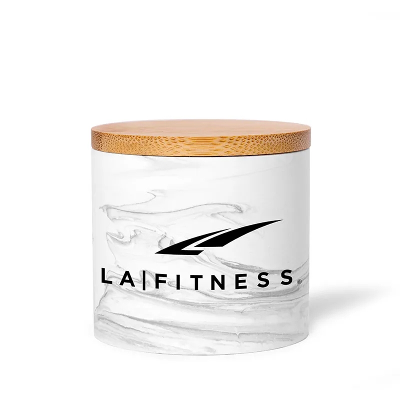 ZenGlow Soy Candle in Plaster Jar 5