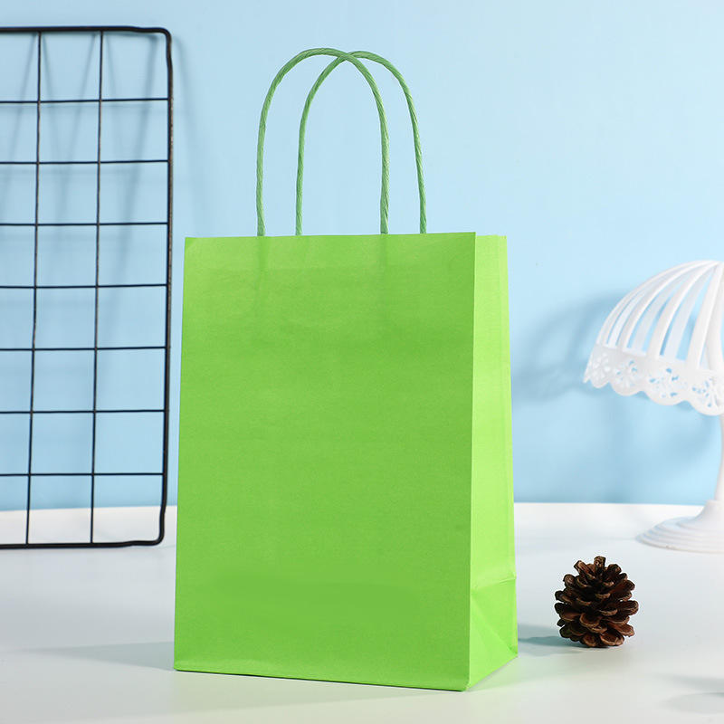 Colored Kraft Bags 5