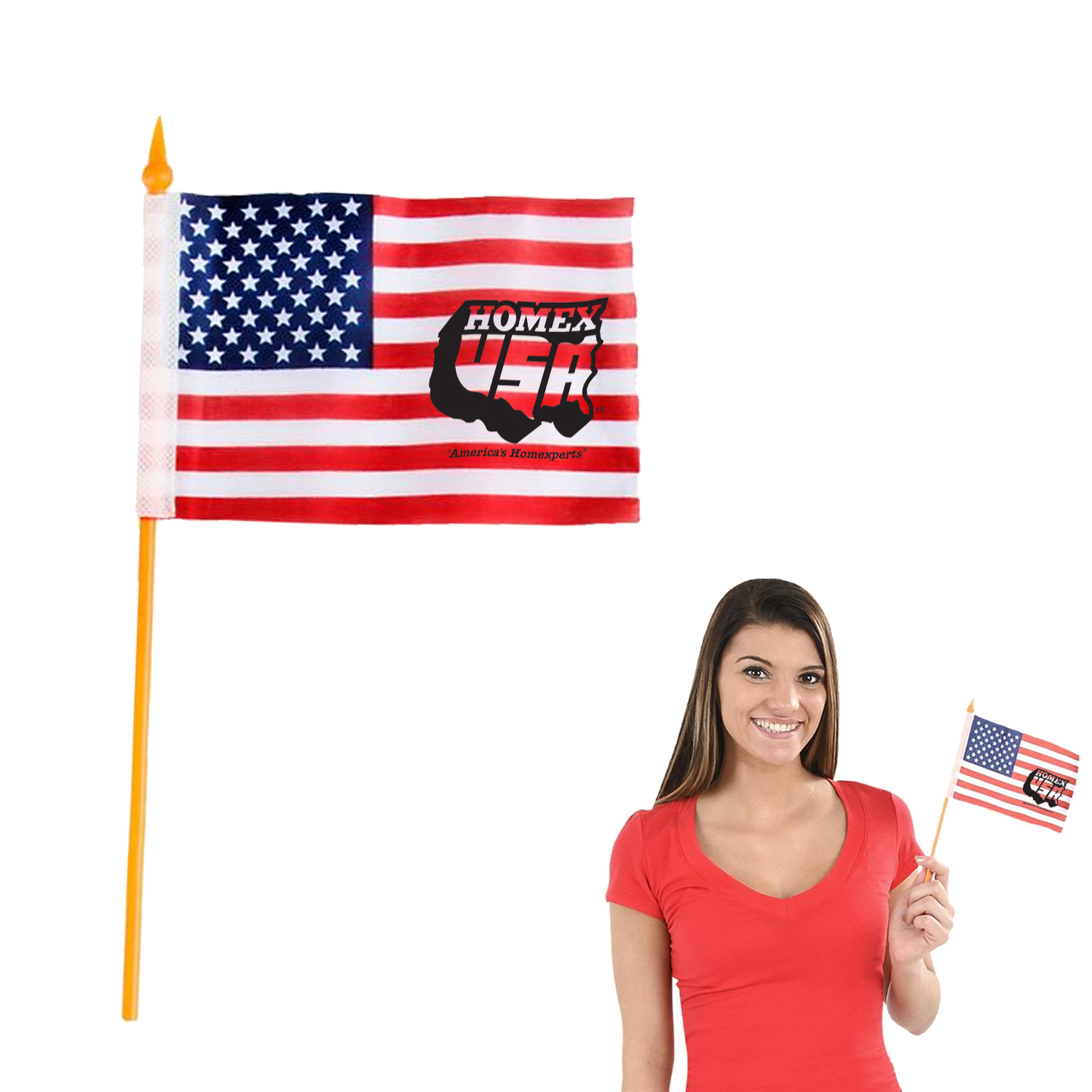 6" USA Flag 1