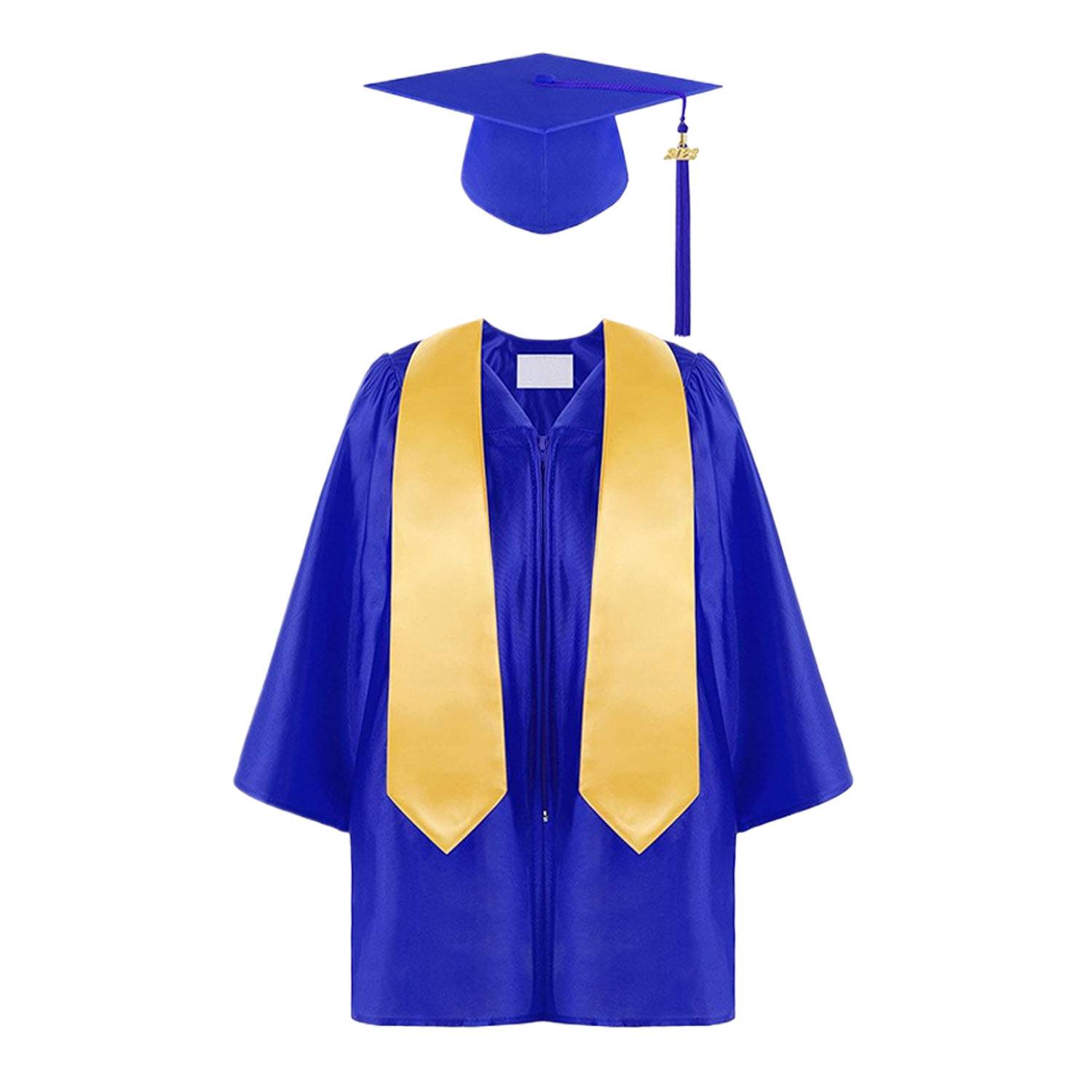 Unisex Classic Polyester Graduation Gown Cap Tassel Set 7