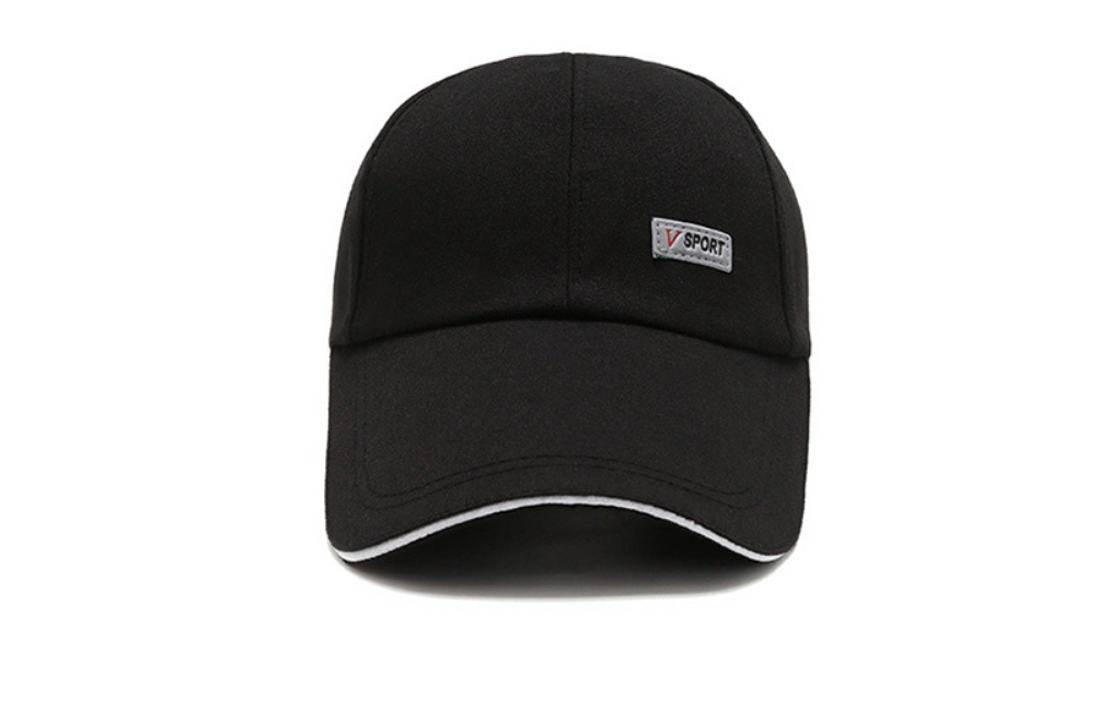 Embroidered Logo Wide-Brimmed Dome Baseball Cap 4