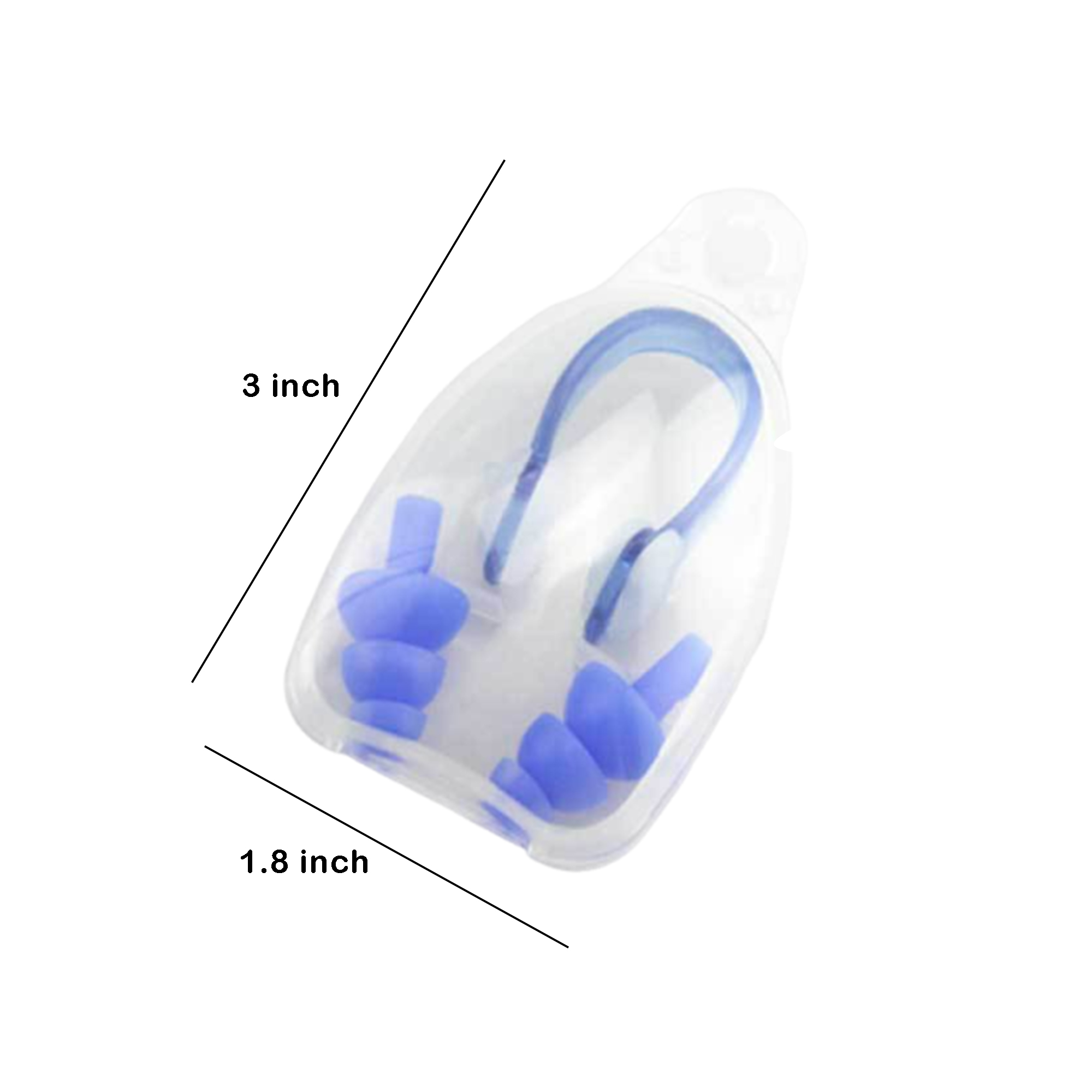 Silicone Swim Nose Clip and Ear Plugs 3