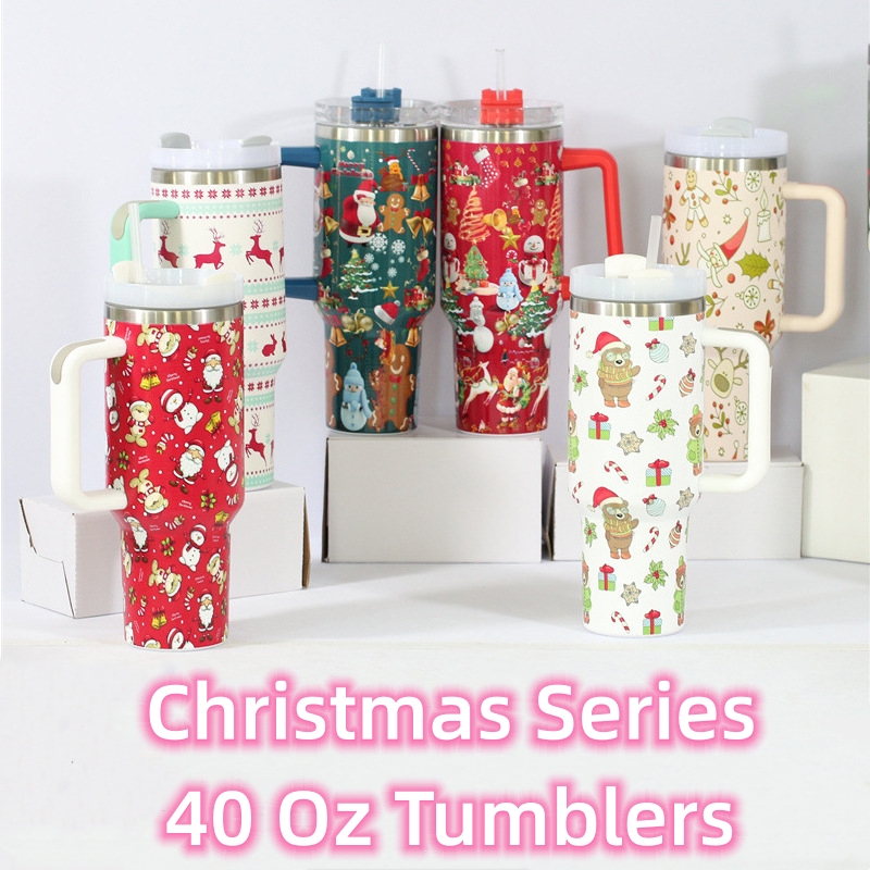 Christmas 40 oz Vacuum Insulated Stainless Steel Tumbler 2