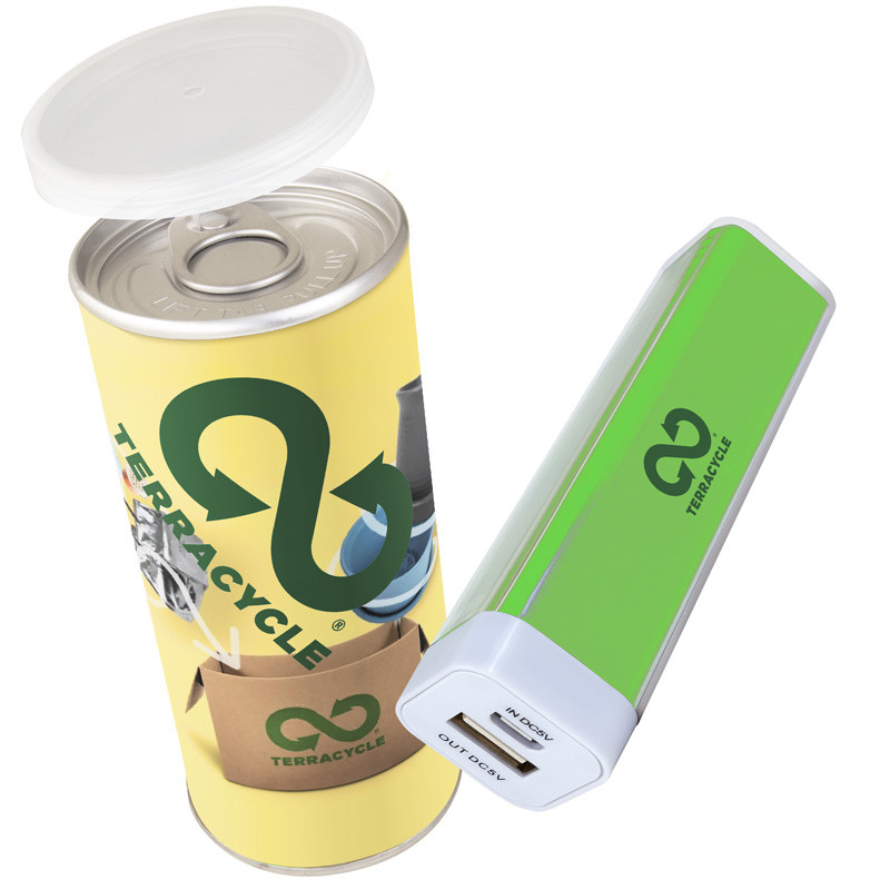 Power Shot 10 - 2200 mAh Plastic USBP2200P Power Bank in Branded Can 8