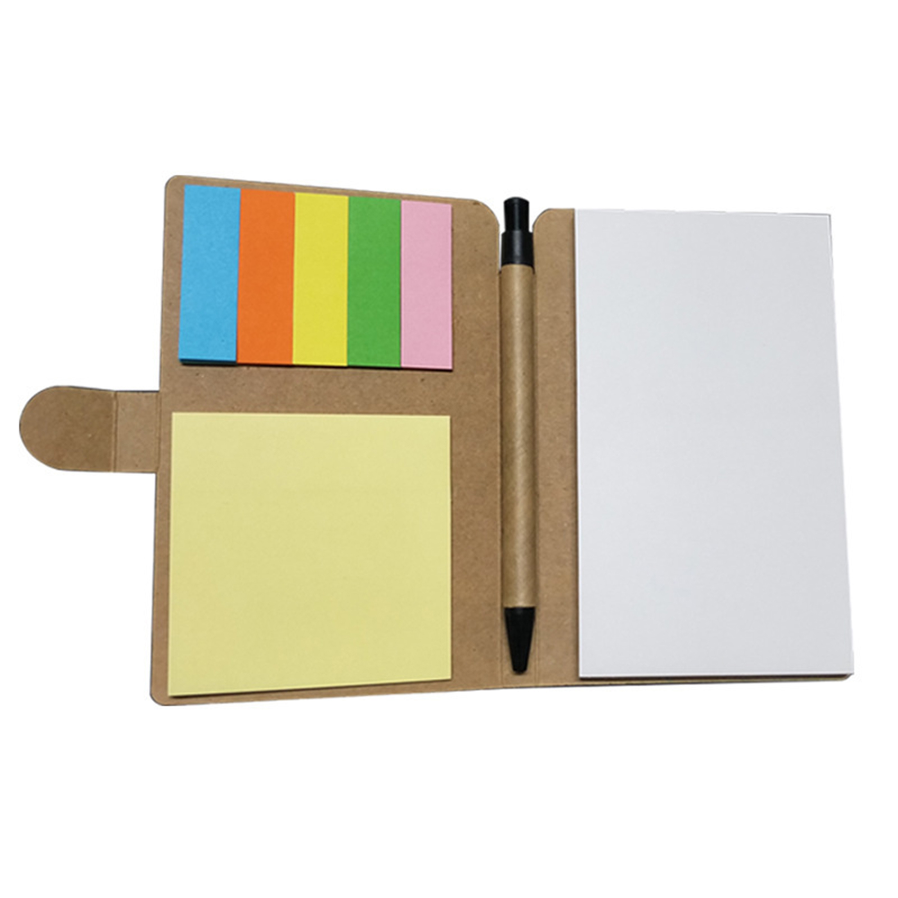 Notebook With Sticky Notes and Pen 3