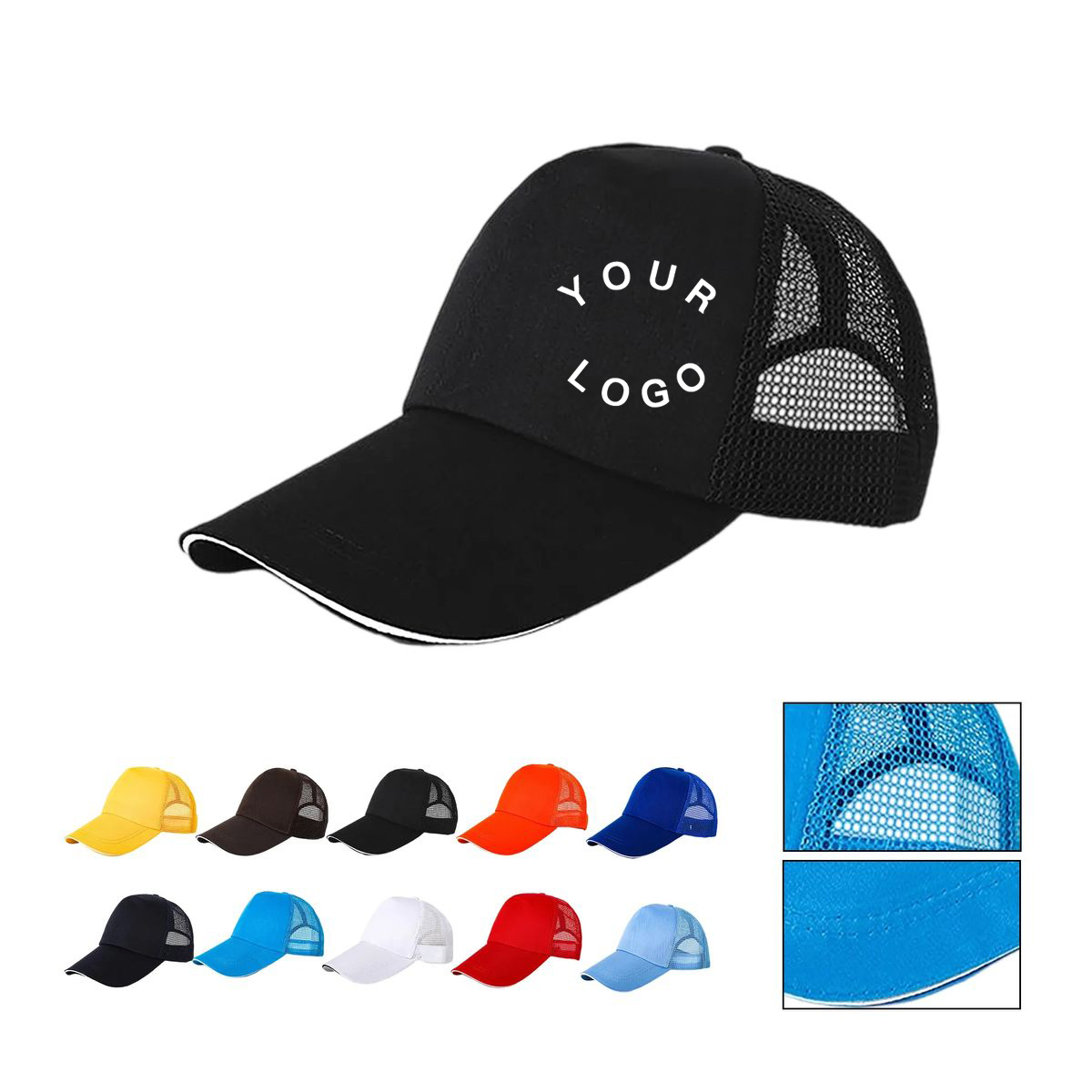 Classic Adjustable Mesh Back Trucker Cap 10