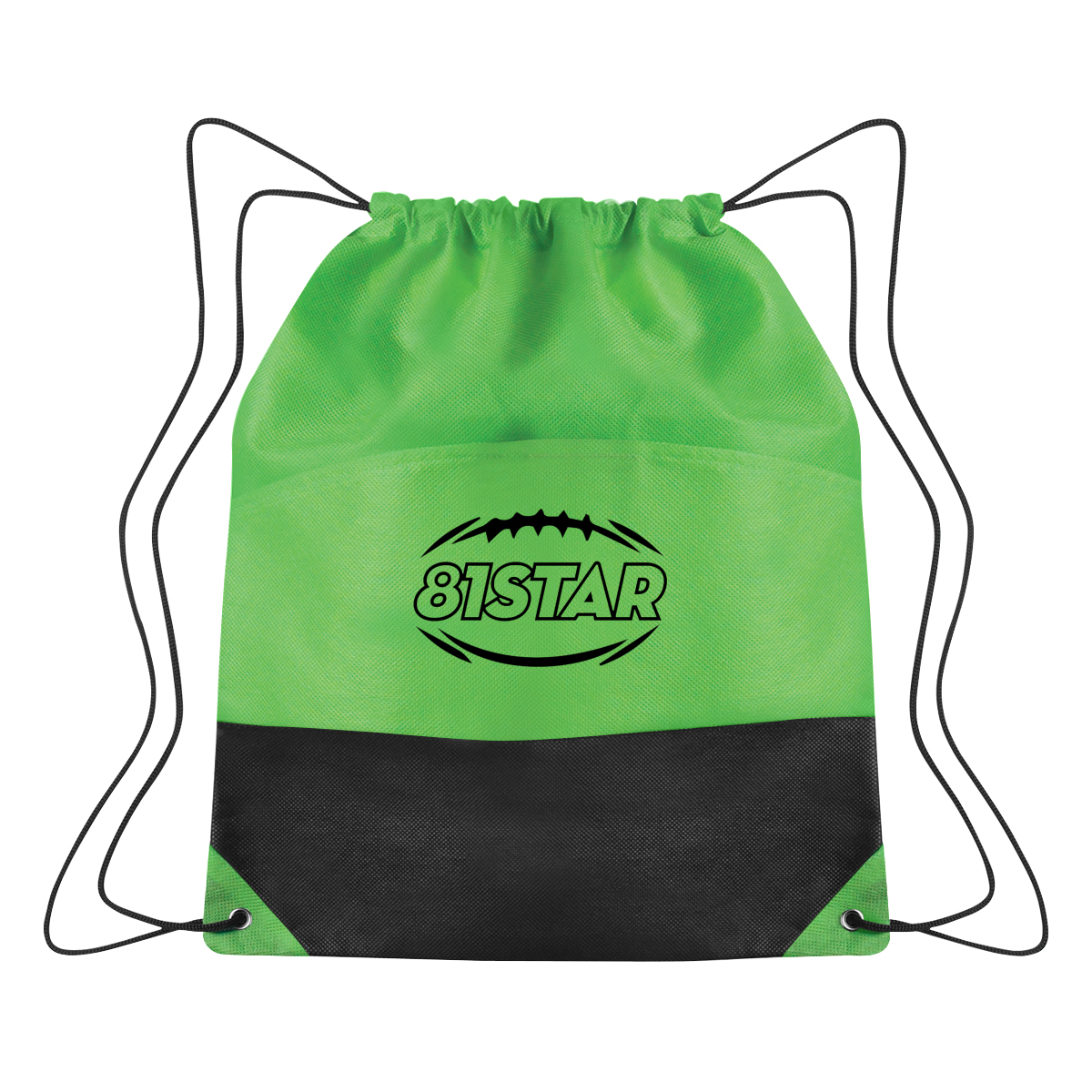 Non-Woven Two-Tone Drawstring Sports Pack 7