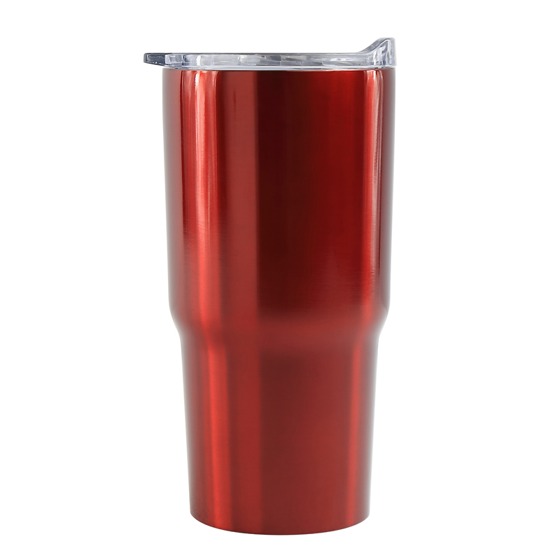 20 Oz. Oceanside Double Wall Stainless Steel Vacuum Tumbler (Red)