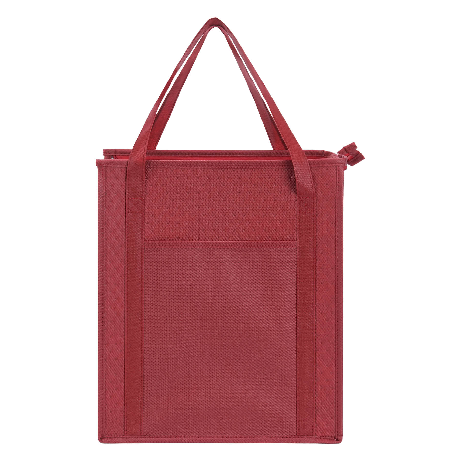 Non-Woven Cooler Tote Bag With Front Pocket & Bottle Holder 15
