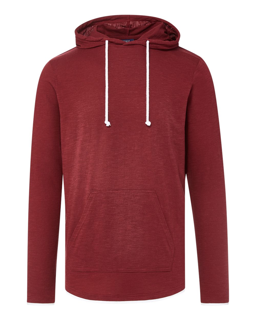 Unisex Miles Slub Hooded Long Sleeve T-Shirt - 24401 24