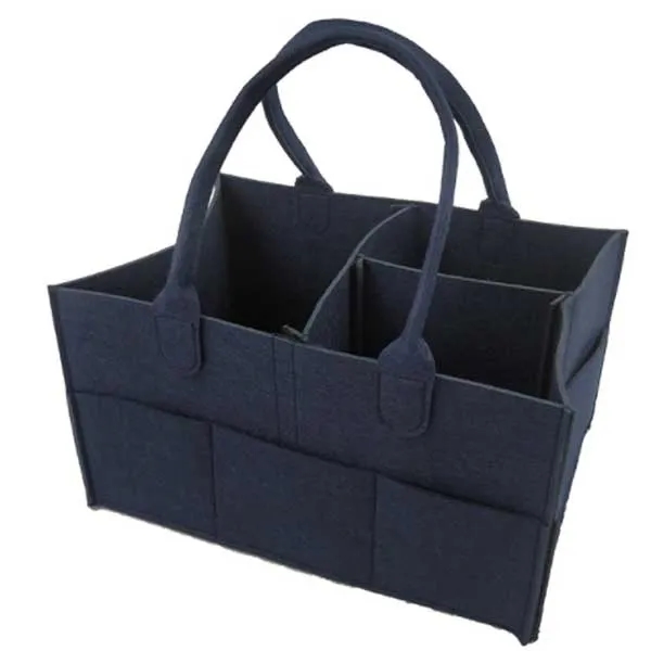 Felt Bag Baby Diaper Caddy Storage Organizer Tote 1