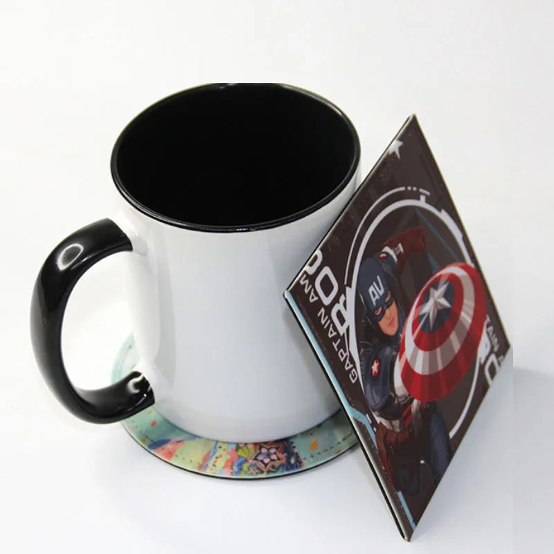 Leather Coaster Set 3
