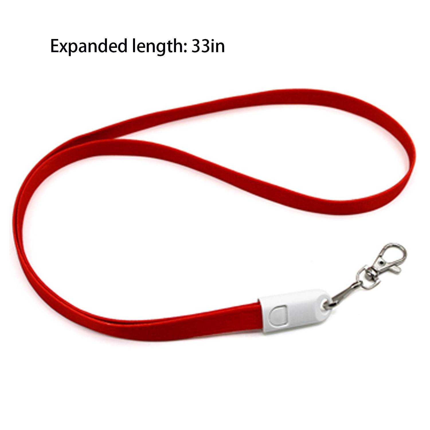 33 Inch 2-in-1 Lanyard Charging Cable 8